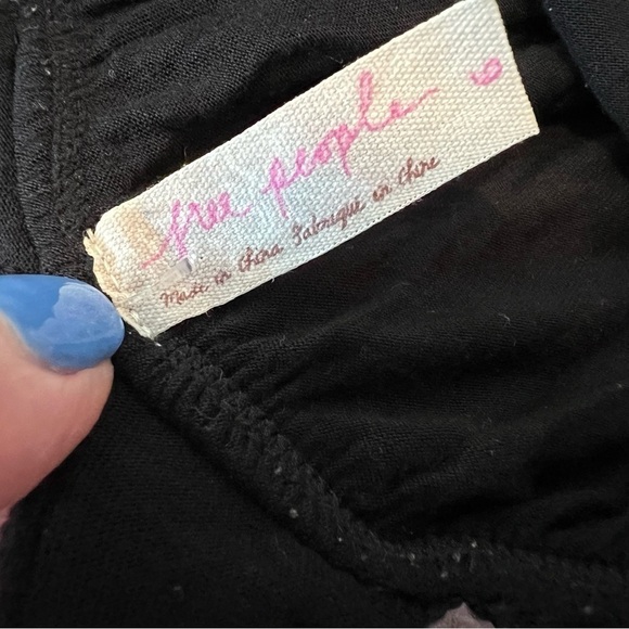 Free People Turn Back Time Black Lace Dress Size 6 - Picture 13 of 15